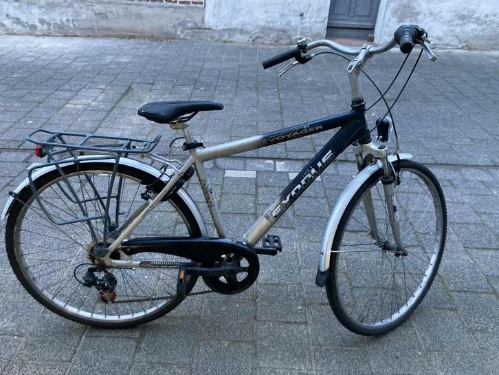 Herenfiets 28" EXODUS, Fietsen en Brommers, Fietsen | Heren | Herenfietsen, Gebruikt, Overige merken, Versnellingen, Ophalen