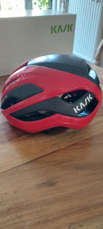 KASK Elemento WG11 Fietshelm - Rood - M, Neuf, Kask / KASK, Enlèvement ou Envoi, M
