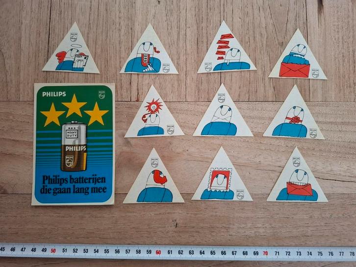 Lot vintage stickers - merk Philips, Verzamelen, Merken en Reclamevoorwerpen, Zo goed als nieuw, Overige typen, Ophalen of Verzenden