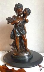 Bronzen sculptuur August Moreau, Antiek en Kunst, Ophalen of Verzenden, Koper