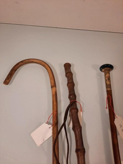 Setje antieke wandelstokken #5 kort, kind, baton, Diversen, Wandelstokken, Gebruikt, Ophalen of Verzenden