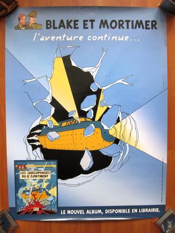 Affiche Blake et Mortimer (2004) 80X60 cm