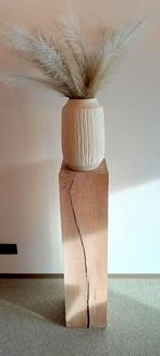 Sokkel van 1 meter in massief eikenhout 1/2, Ophalen, Nieuw