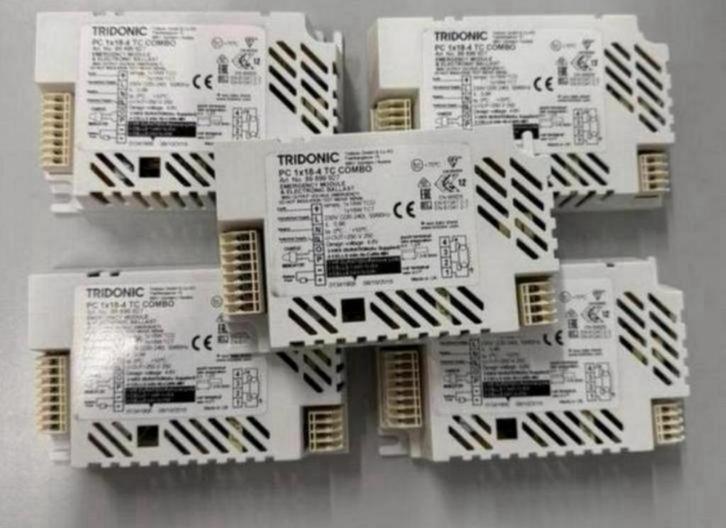 Partij 5 Tridonic 1x18-4 TC COMBO 89899927 EVSA Noodunit, Hobby en Vrije tijd, Elektronica-componenten, Zo goed als nieuw, Ophalen of Verzenden