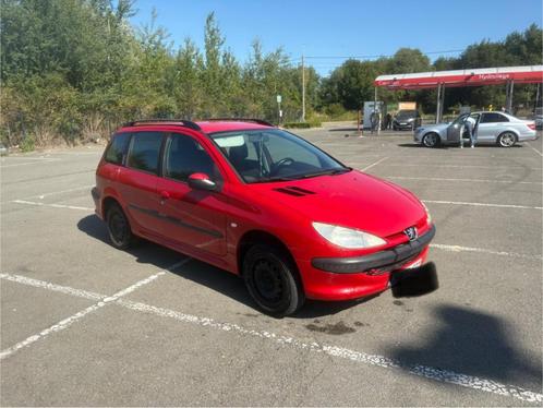 Peugeot 206 sw "Prêt a immatriculer", Auto's, Peugeot, Particulier, ABS, Airbags, Diesel, Break, 5 deurs, Handgeschakeld, Rood