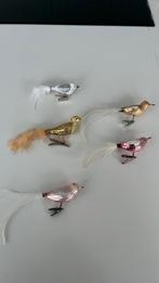 Glazen vogels met clip. Per stuk te koop, Ophalen of Verzenden, Zo goed als nieuw