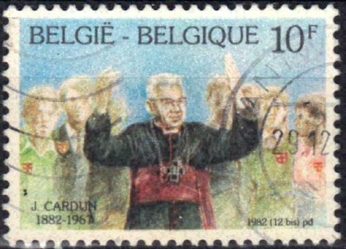 Belgie 1982 - Yvert/OBP 2068 - Kardinaal Cardijn (ST), Timbres & Monnaies, Timbres | Europe | Belgique, Affranchi, Envoi