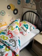 1 persoonsbed, Huis en Inrichting, Ophalen, 100 cm, Eenpersoons, Zwart