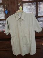 Chemise homme vert pâle. Du Vernet. Paris. Taille M., Kleding | Heren, Overhemden, Ophalen of Verzenden, Zo goed als nieuw, Groen