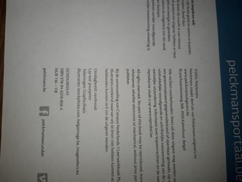 Campus Nederlands 1 1ste middelaar werkboek, Boeken, Schoolboeken, Zo goed als nieuw, Nederlands, ASO, Ophalen of Verzenden