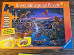 Puzzel Ravensburger 100 stukjes 3D Dieren in Afrika, Kinderen en Baby's, Gebruikt, Meer dan 50 stukjes, Ophalen of Verzenden