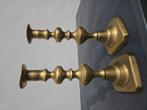 Set messing kandelaars – klassiek design, Antiek en Kunst, Ophalen