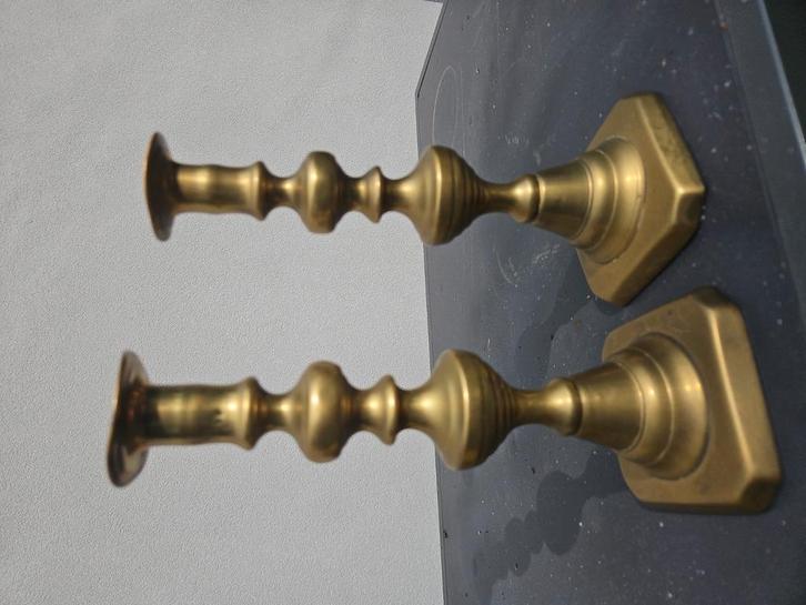 Set messing kandelaars – klassiek design, Antiek en Kunst, Antiek | Kandelaars, Ophalen