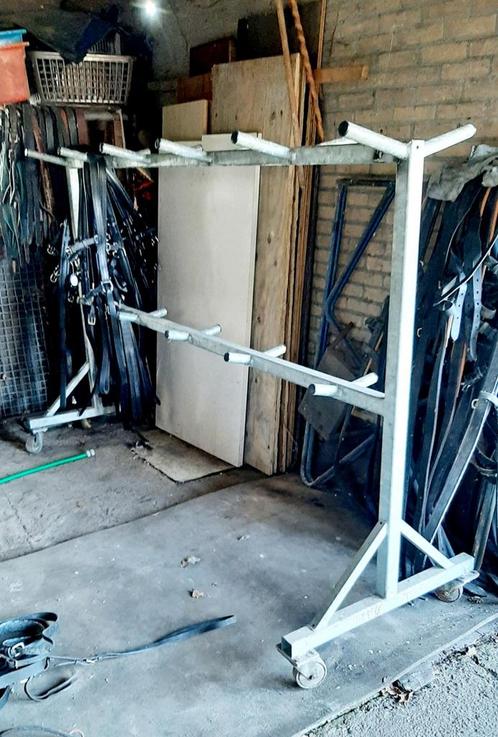 🔴ZGAN DEGELIJK VERRIJDBAAR GEGALVANISEERD  TUIGENREK 125 €, Dieren en Toebehoren, Paarden en Pony's | Hoofdstellen en Tuigage
