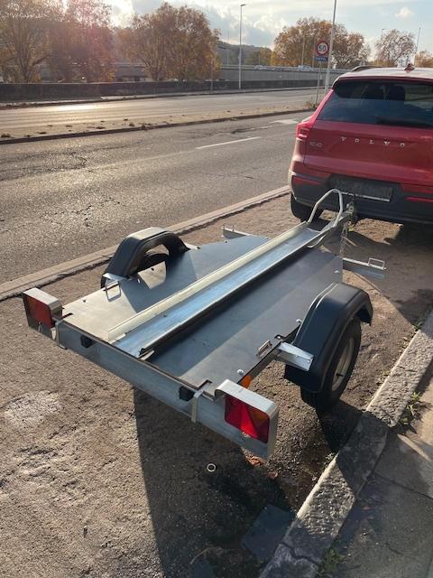 Motoraanhangwagen van 350 kg, Auto diversen, Aanhangers en Bagagewagens, Zo goed als nieuw, Ophalen
