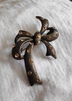 Broche vintage, Ophalen, Zo goed als nieuw, 4 tot 7 cm, Met strass