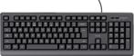 Trust Taro – Bedraad Toetsenbord – QWERTY – Zwart, Informatique & Logiciels, Claviers, Enlèvement ou Envoi, Info@trust.com, Trust