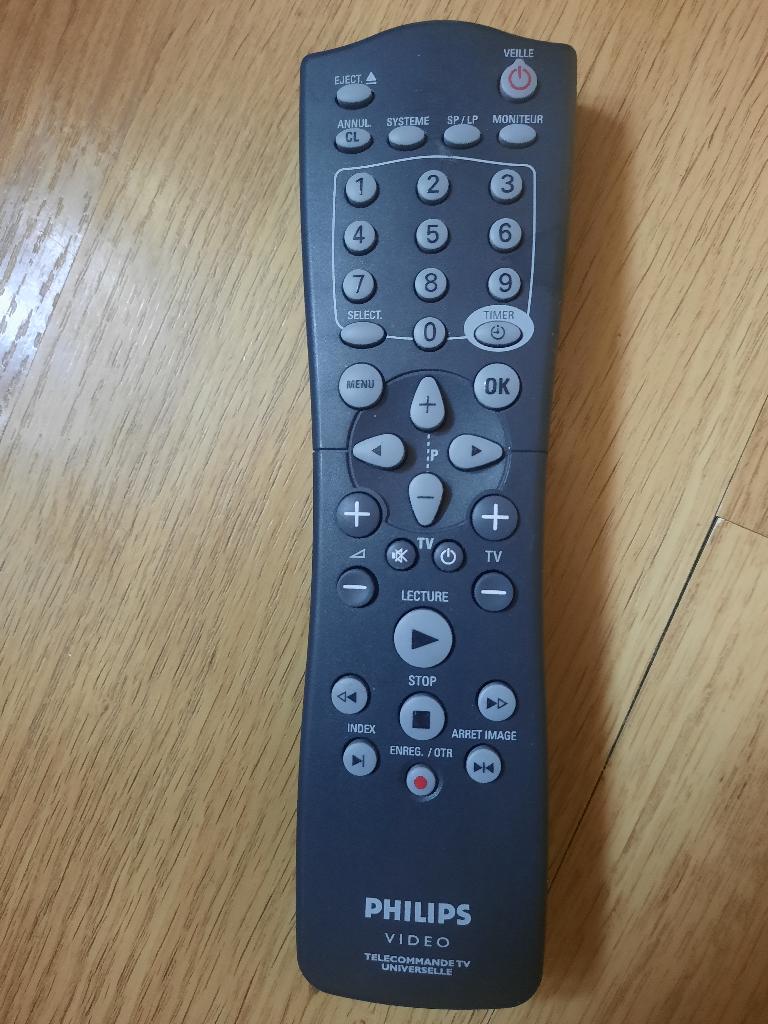 Télécommande Philips Video Universelle, TV, Hi-fi & Vidéo, Enlèvement ou Envoi, Utilisé, Originale, VHS