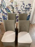 Rieten stoelen met zitkussen, Huis en Inrichting, Ophalen, Gebruikt, Riet of Rotan, Vijf, Zes of meer stoelen