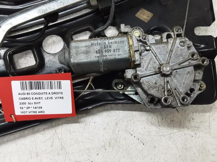 MOTOR RAAMMECHANIEK RECHTS ACHTER Cabrio (B4) (8G0959812), Auto-onderdelen, Carrosserie, Audi, Achter, Rechts, Gebruikt