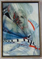 ROGER VAN BELLEGHEM / VROUWENPORTRET OLIEVERF DOEK 103x72cm, Enlèvement