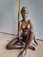 Beeld brons Maurits De Maertelaere, Antiek en Kunst, Kunst | Beelden en Houtsnijwerken, Ophalen, Brons, Beeld