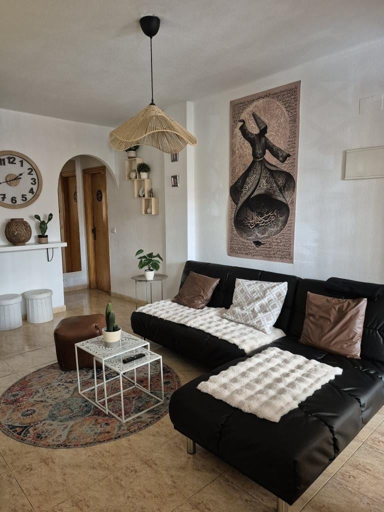 Appartement cosy à 2 min de la plage –Torrevieja (C- Blanca), Vacances, Propriétaire, Ville, Lac ou rivière, Machine à laver