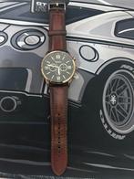 Montre Fossil usée, Bijoux, Sacs & Beauté, Montre-bracelet, Autres marques, Enlèvement ou Envoi, Cuir