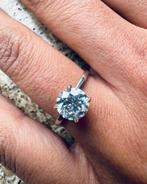 Verlovingsring 14k witgoud 1,22ct natuurlijke diamant, Nieuw, Ophalen of Verzenden, 17 tot 18, Met edelsteen