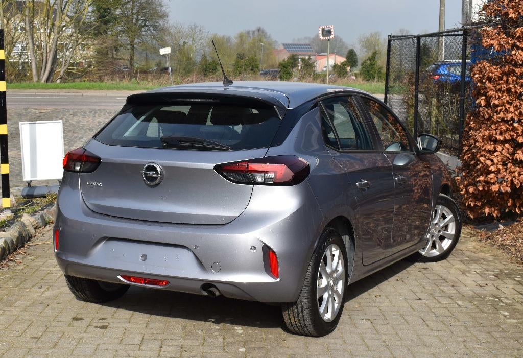 Opel Corsa Elegance 1.2 — 2022 — 19.000 km — BTW, Stof, Bedrijf, 55 kW, Zilver of Grijs