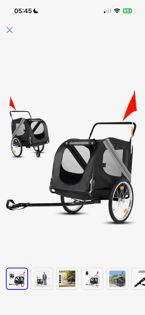 Hondenfietskar, Enlèvement, Comme neuf