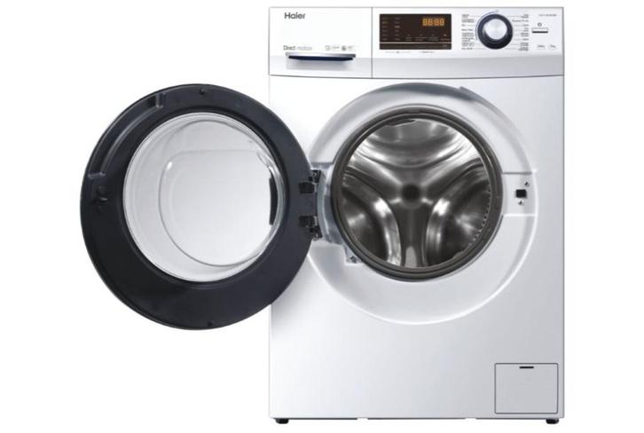 Lave-linge Haier HW70-B14636n, Electroménager, Lave-linge, Comme neuf, Chargeur frontal, 6 à 8 kg, 85 à 90 cm, 1200 à 1600 tours