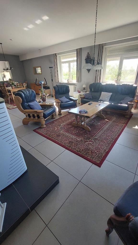 bankstel licht eiken, Maison & Meubles, Enlèvement, Utilisé, Intérieur