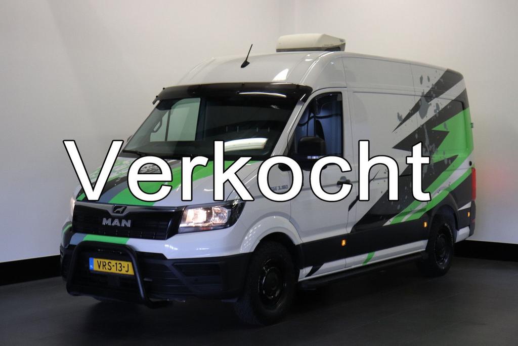 MAN TGE 2.0 177PK 4X4 EURO 6 - Airco - Cruise - Camera - € 2, Auto's, Wit, Bedrijf, Te koop, Parkeersensor