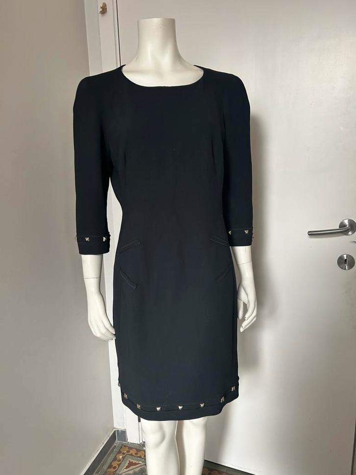 Georges Rech zwarte jurk maat 42, Kleding | Dames, Jurken, Zo goed als nieuw, Ophalen of Verzenden