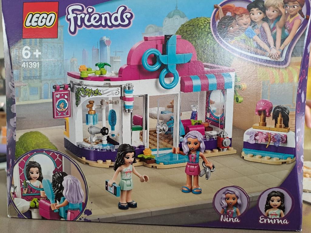 Lego friends kapsalon nr 41391, Lego, Ensemble complet, Friends, Comme neuf