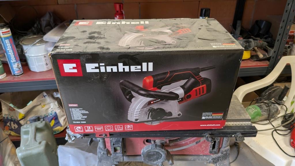 Einhell TE-MA 1500 muurfrees, Ophalen