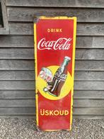 coca cola emaille bord, 1953, Verzamelen, Ophalen, Zo goed als nieuw