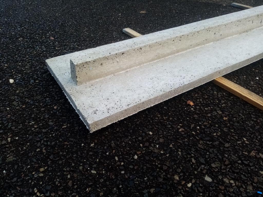 keerwandplaten keerwand grondkering platen wand kering muur, Ophalen of Verzenden, 50 cm of meer, Beton, 25 cm of meer