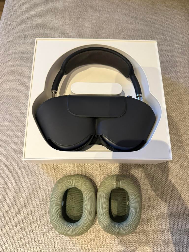 AirPods Max Zwart – Perfecte staat + Extra oorkussens + Doos, TV, Hi-fi & Vidéo, Casques audio, Enlèvement, Comme neuf, Sony, Bluetooth