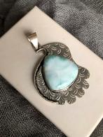 Pendentif en larimar, Ophalen of Verzenden, Zo goed als nieuw