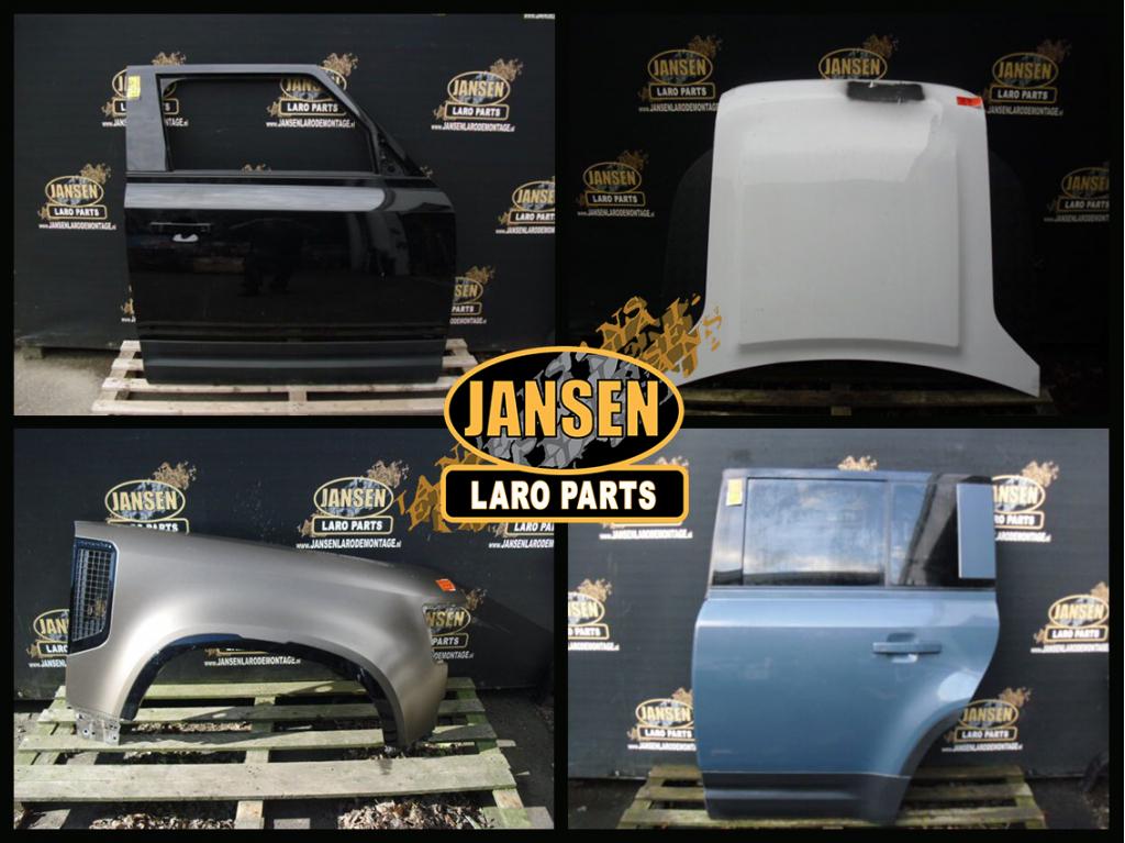 Defender L663 plaatwerk portieren deuren schermen motorkap, Jansen Laro Parts, Admin@jansenlaroparts.nl, Groenstraat 31B