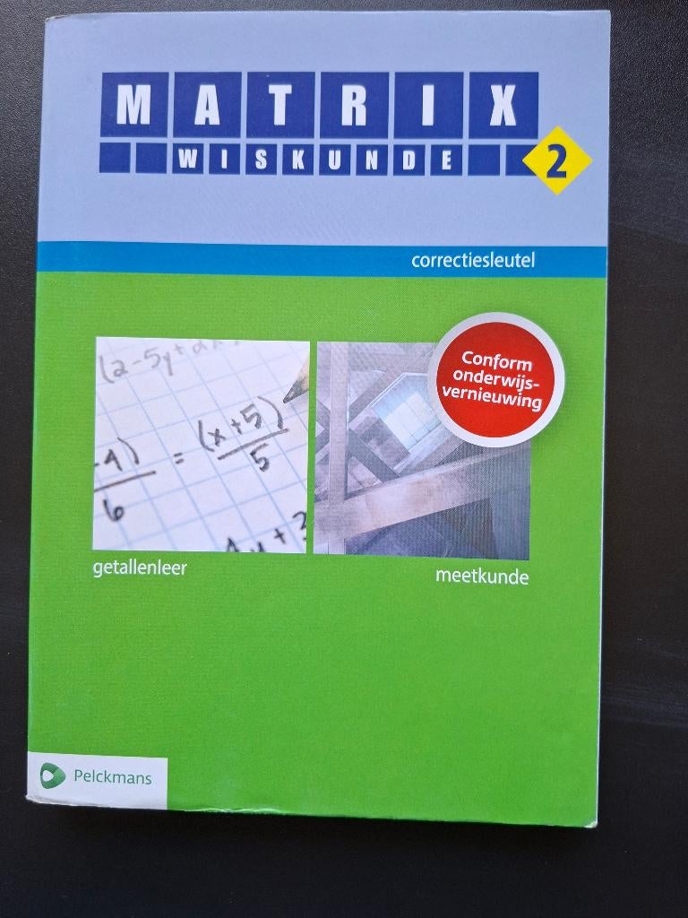 Wiskunde matrix 2 uitgave 2020, Livres, Livres scolaires, Comme neuf, Enlèvement, Secondaire, Pelckmans