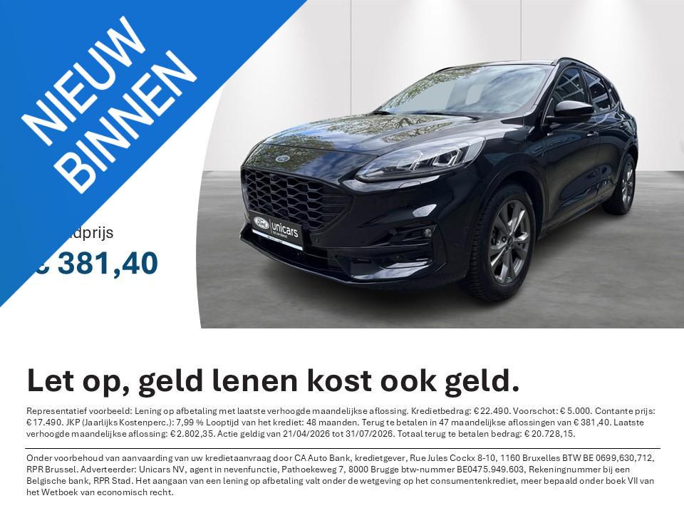 Ford Kuga 2.5i PHEV Aut. 165kW ST-Line X, Auto's, Ford, Gebruikt, Zwart, 5 zetels, 5 deurs