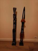 Afrikaanse beeldjes van hout, Ophalen, 50 - 100 cm, Zwart, Beeld