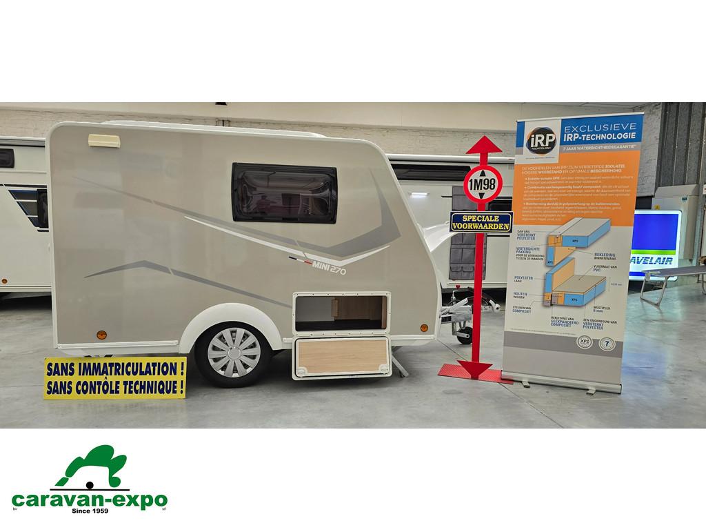 SILVER MINI FREESTYLE 270, Caravanes & Camping, Caravanes, Entreprise, jusqu'à 2, 500 - 750 kg, Autres marques, jusqu'à 4 m