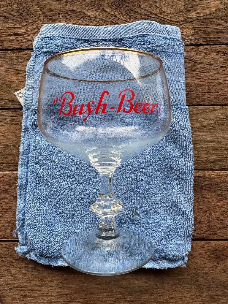 Bush Beer, Collections, Marques de bière, Utilisé, Verre ou Verres, Autres marques, Enlèvement ou Envoi