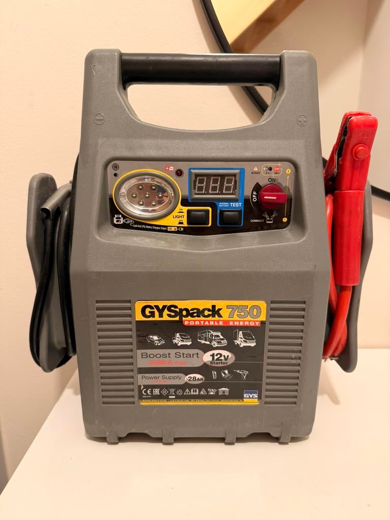 GYSPACK 750 — Booster de démarrage puissant et centrale 12 V, Enlèvement, Comme neuf