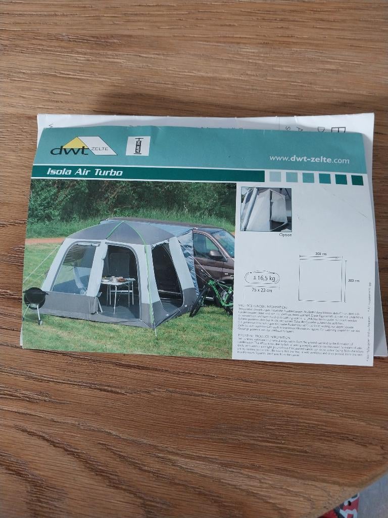 Bustent, Caravanes & Camping, Auvents, Utilisé, Autres marques, Polyester, Enlèvement