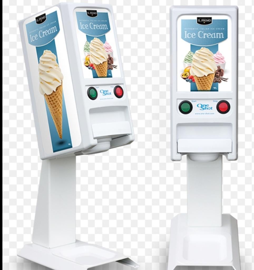 Il primo one shot roomijsmachine, Ophalen, Zo goed als nieuw